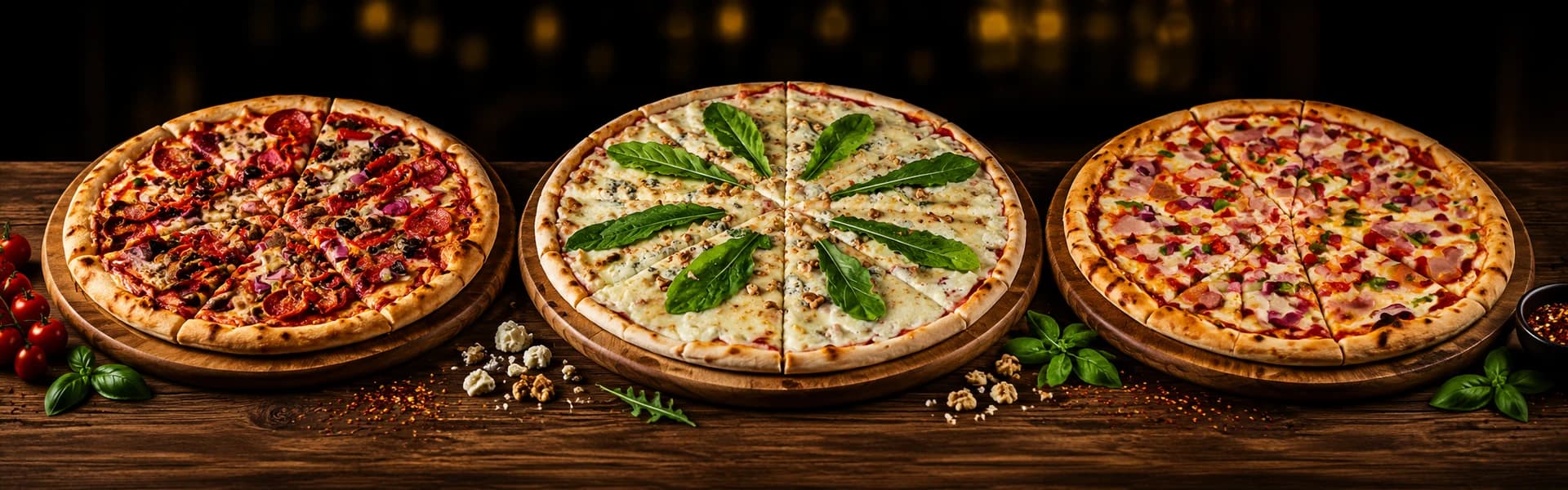 Pizzas de masa madre